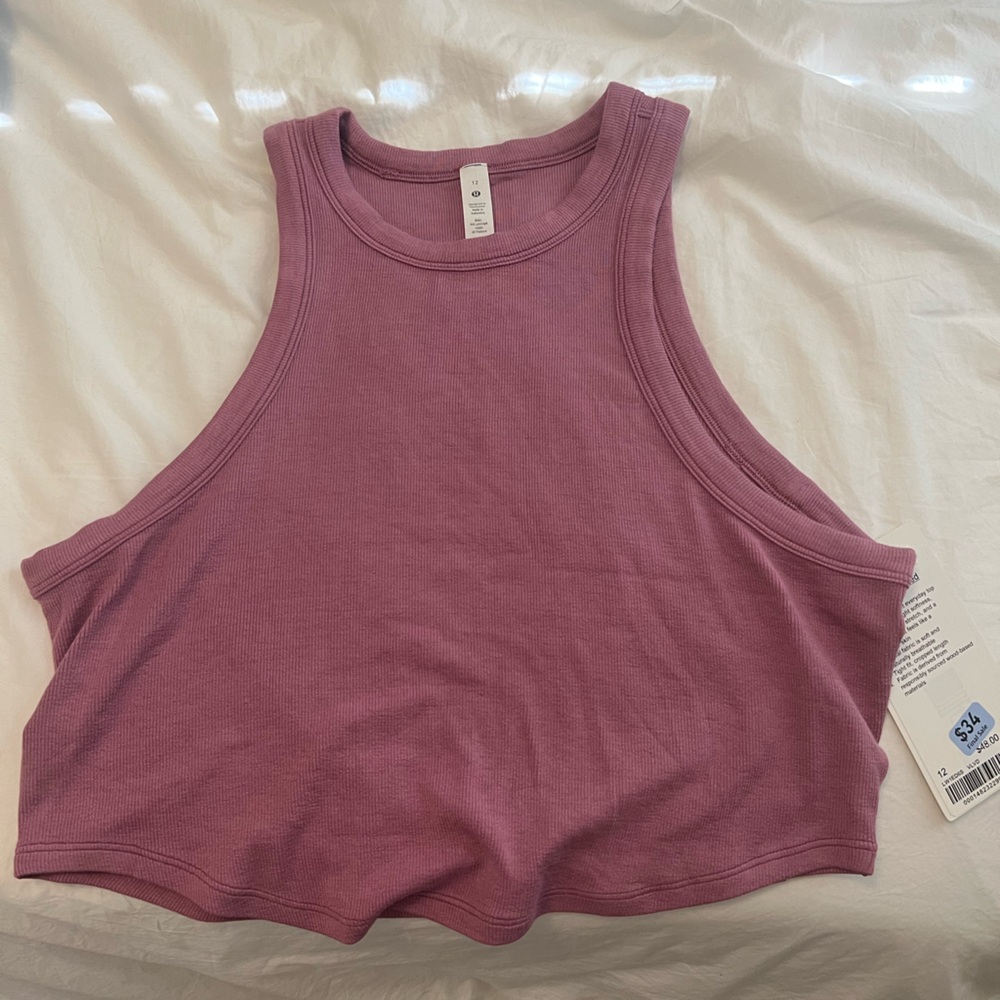 Lululemon Hold Tight Cropped Tank
